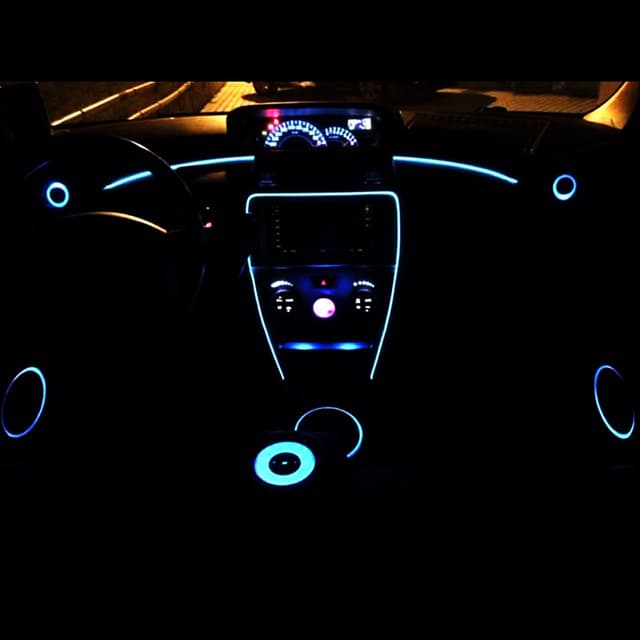 شريط ليد للسيارات 2 متر توبيز Toby's EL Smart Wire Eight Colors