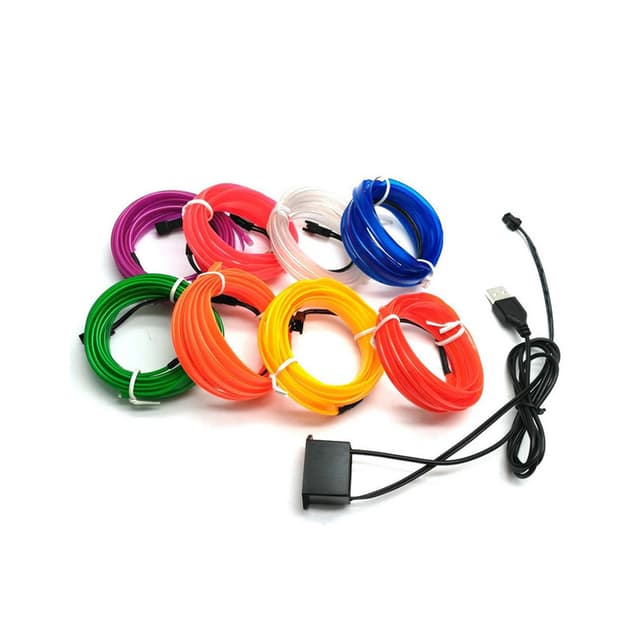 شريط ليد للسيارات 2 متر توبيز Toby's EL Smart Wire Eight Colors