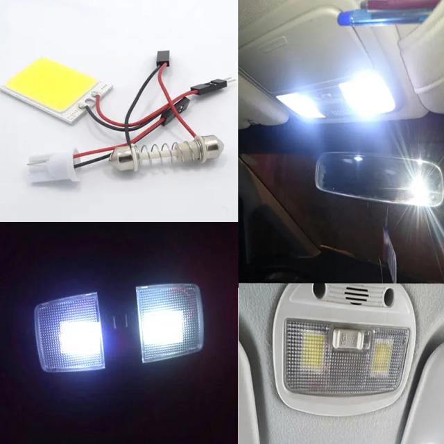 Toby's High-Intensity Fast Active Roof Light COB 24smd Car Interior Dome Light Powerful Brightest COB Light, Low Power Consumption and Shockproof - SW1hZ2U6bnVsbA==