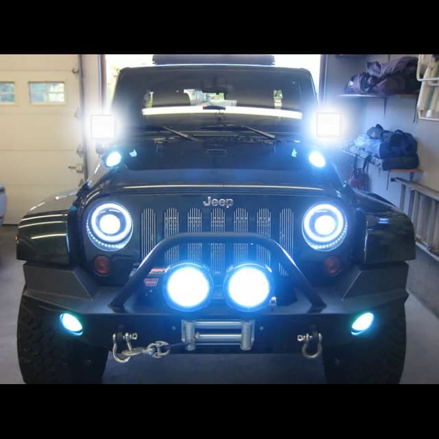 Toby's Jeep Wrangler S 57W Work Light Jomla.ae