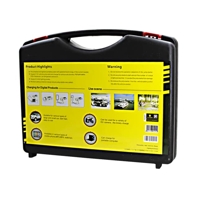 اشتراك سيارة 7800 ميلي امبير مع منفاخ اطارات Toby's TBS 9S Car Jump Starter - 293836