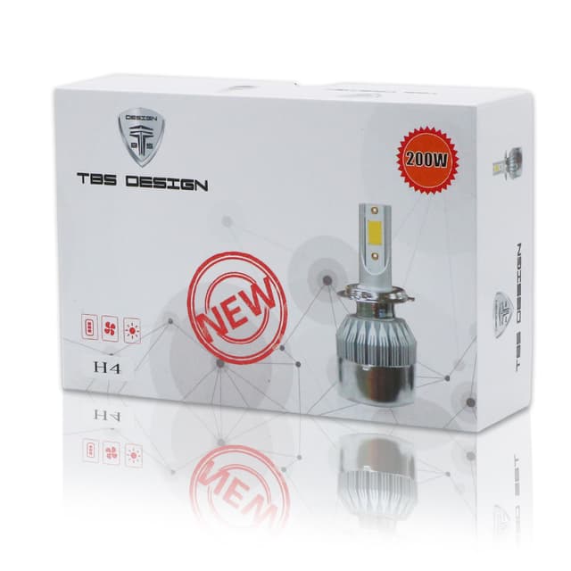 Toby's TBS TC6 H4 LED Headlight 200 Watts