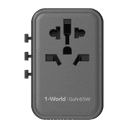 Momax 1world 65w gan ac travel charger black - SW1hZ2U6MTQ1NzkzMA==