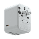 فيش السفر العالمي 35 بي دي  وات 5 منافذ من موماكس لون أبيض Momax 1world ac travel charger