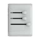 فيش السفر العالمي 35 بي دي  وات 5 منافذ من موماكس لون أبيض Momax 1world ac travel charger