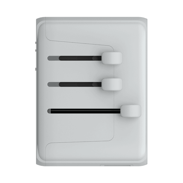 فيش السفر العالمي 35 بي دي  وات 5 منافذ من موماكس لون أبيض Momax 1world ac travel charger