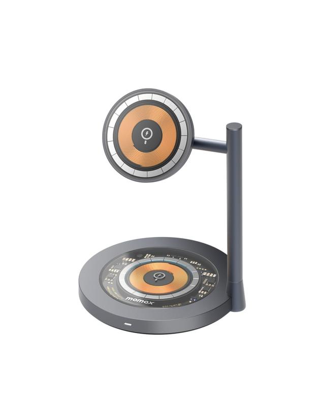 شاحن مغناطيسي لاسلكي ستاند مزدوج كيو ماغ من موماكس لون أسود Momax q.mag dual 2 dual magnetic wireless charging stand - SW1hZ2U6MTQ2MDA3MQ==