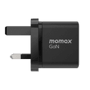 Momax 35w 2 port gan mini wall charger black