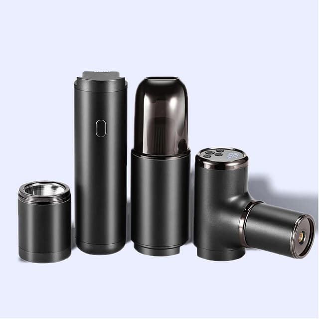 4 in 1 Jump Starter Portable with Air Pump, Vacuum Cleaner, Flashlight And Power Bank