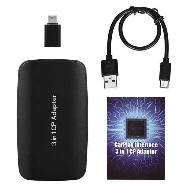 قطعة كار بلاي اندرويد لاسلكي للسيارة Android CarPlay Adapter Convert Facrory Wired to Wireless Carplay