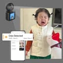 كاميرا مراقبة اطفال رؤية ليلية مع شاشة 1080 بكسل C31 Video Calling Smart WiFi Camera Two-Way Video Calling