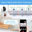 كاميرا مراقبة اطفال رؤية ليلية مع شاشة 1080 بكسل C31 Video Calling Smart WiFi Camera Two-Way Video Calling