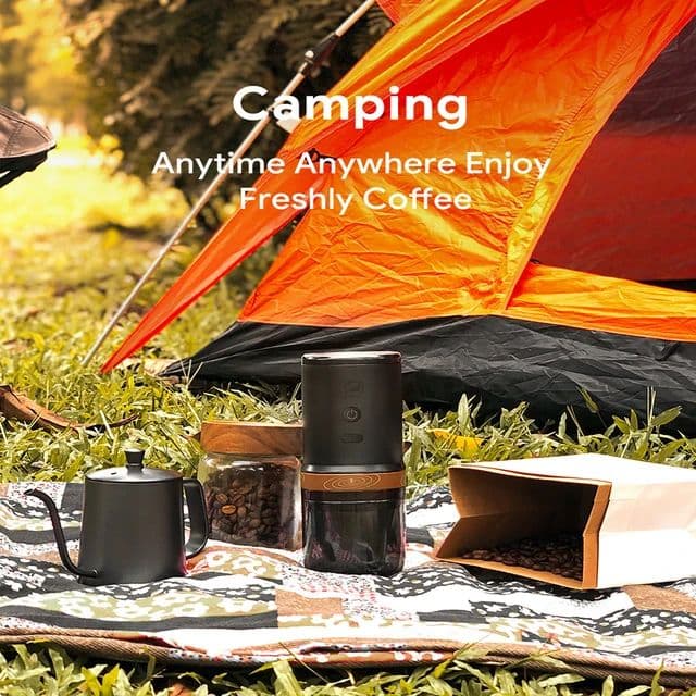 ICafilas Outdoor Travel Coffee Electric Grinder