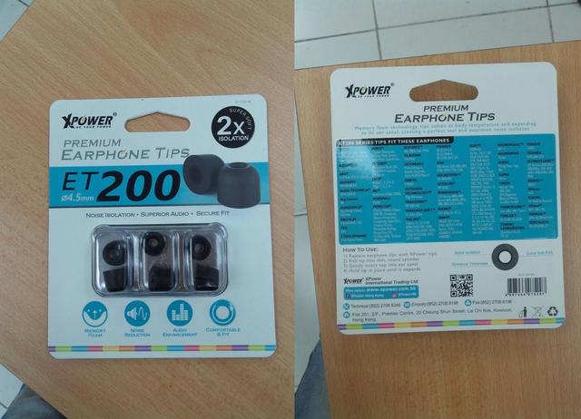 غطاء سماعات أذن اكس بي اي تي 200 بريميوم تيبس لون أسود من اكسبور Xpower premium earphone tips - SW1hZ2U6MTQ2MTU5Nw==