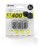 غطاء سماعات أذن اكس بي اي تي 400 بريميوم تيبس لون أسود Xpower premium earphone tips - SW1hZ2U6MTQ2MTEzNQ==