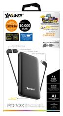 Xpower pd10x 10000mah 3in1 built-in cable power bank black - SW1hZ2U6MTQ2MTk4MQ==