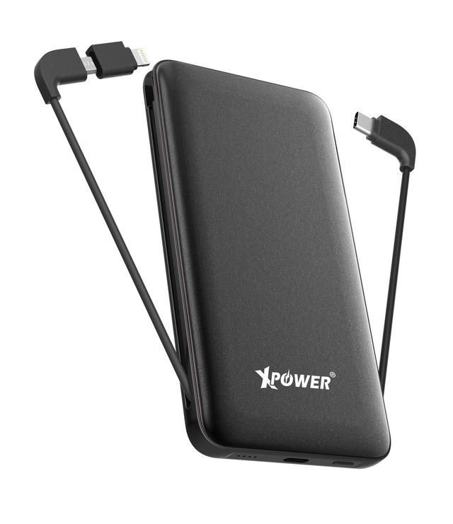 Xpower pd10x 10000mah 3in1 built-in cable power bank black - SW1hZ2U6MTQ2MTk3OQ==