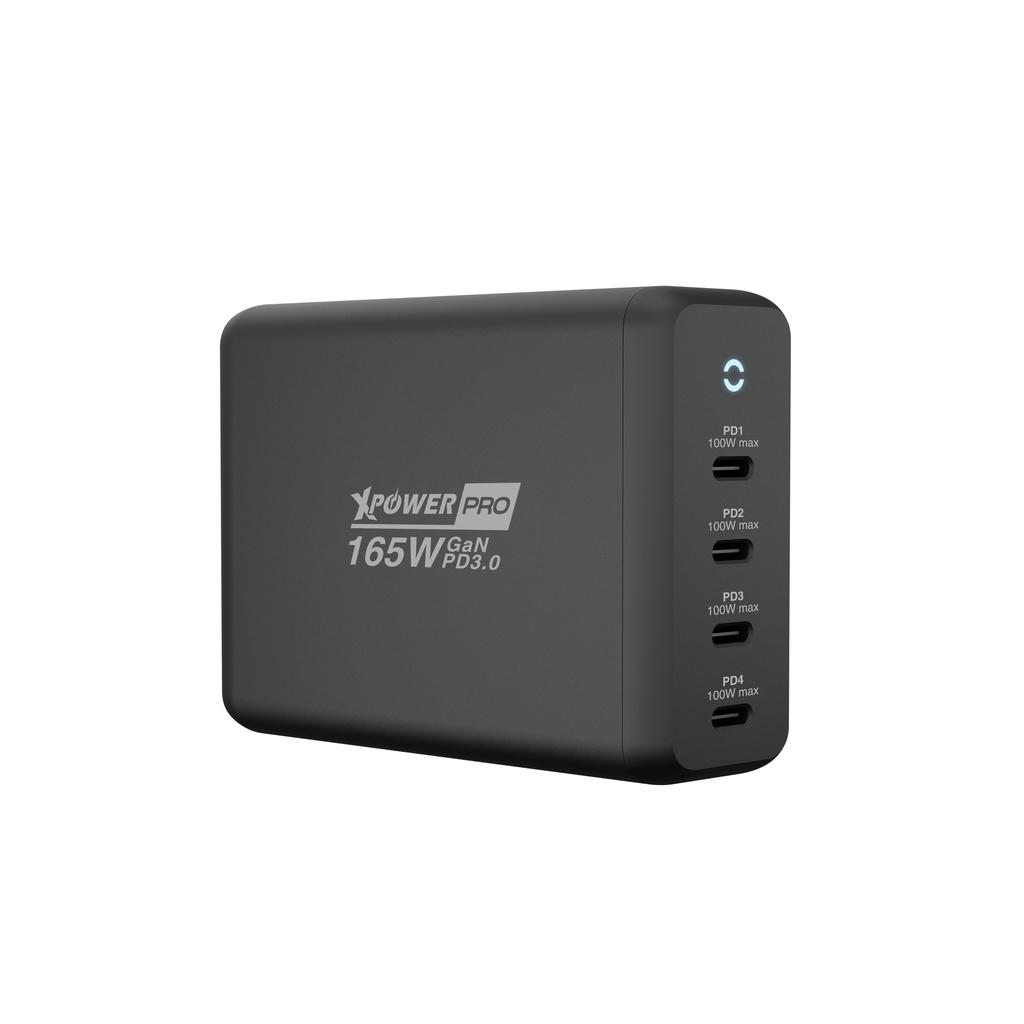 Xpower pro gx165 4 port pd desktop charger black