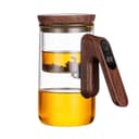 ابريق شاي زجاج مع مصفاه Glass Magnetic Teapot High Borosilicate Glass Kettle