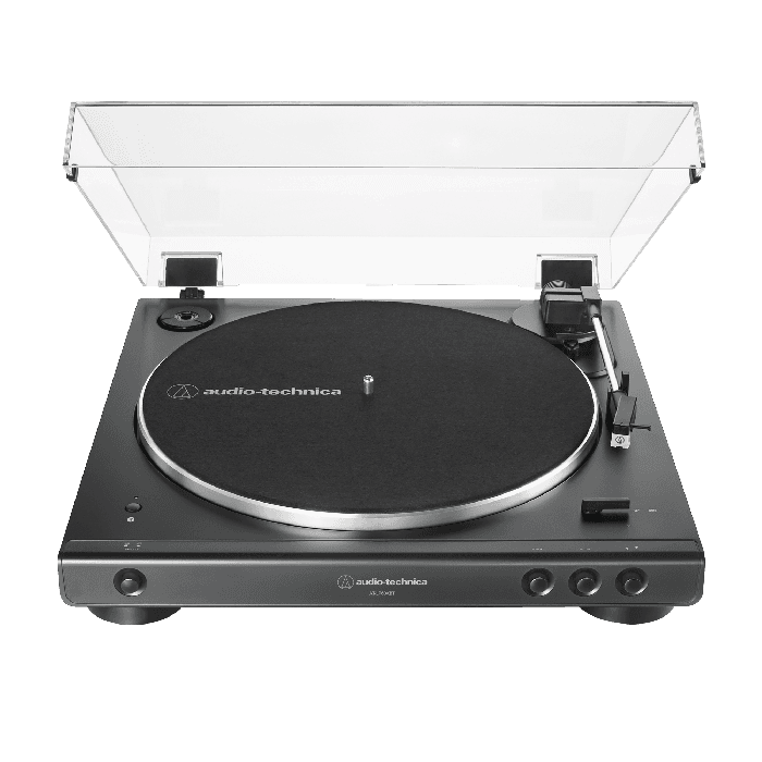 جرامافون حديث لاسلكي 45 دورة اوديو تيكنيا Audio Technica Fully Automatic Wireless Belt Drive Turntable AT-LP60XBT