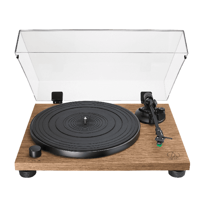 Audio Technica Manual Belt Drive Wood Base Turntable AT-LPW40WN