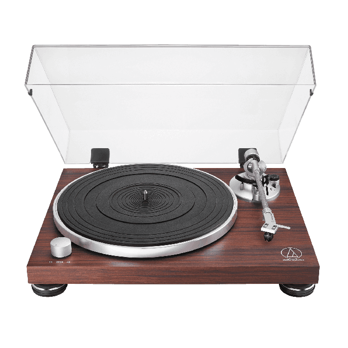 Audio Technica Manual Belt Drive Turntable Wireless & Analog AT-LPW50BT-RW