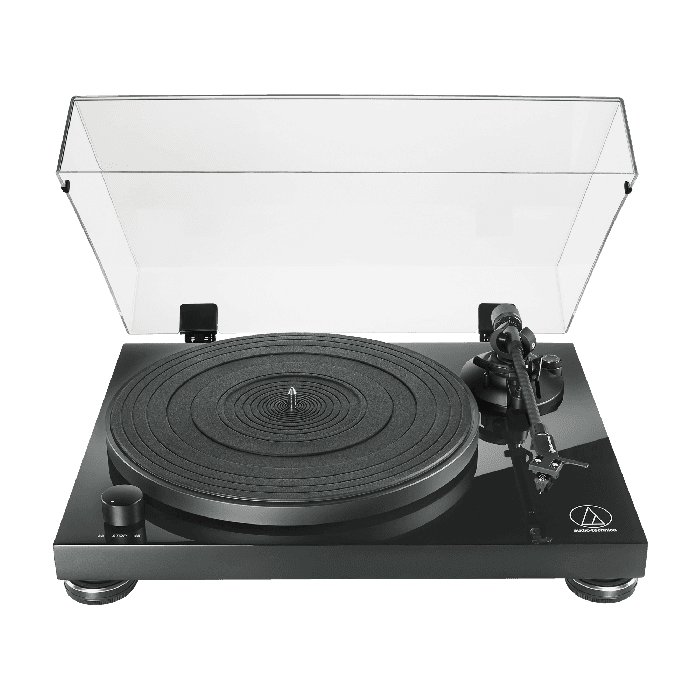 جرامافون مشغل اسطوانات حديث 45 دورة اوديو تيكنيا Audio Technica Fully Manual Belt Drive Turntable AT-LPW50PB