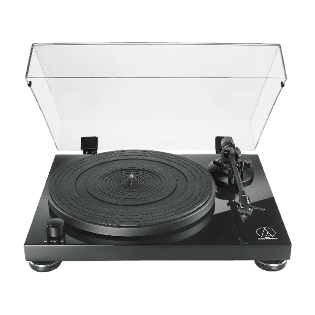 جرامافون مشغل اسطوانات حديث 45 دورة اوديو تيكنيا Audio Technica Fully Manual Belt Drive Turntable AT-LPW50PB