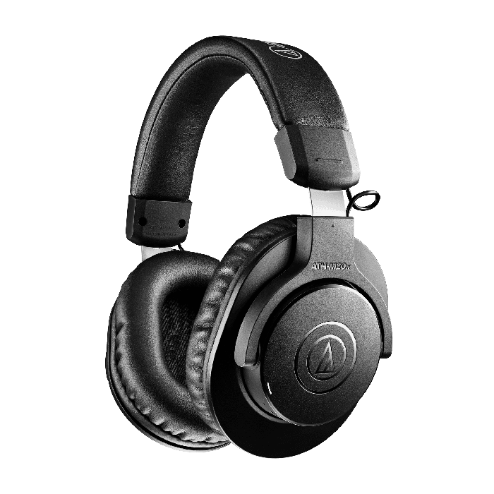 سماعات راس مونيتور لاسلكية 60 ساعة اوديو تيكنيا Audio Technica Wireless Over Ear Headphones ATH-M20X BT