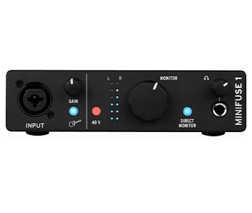 واجهة صوت ارتوريا أسود Arturia MiniFuse 1 Portable solo audio interface