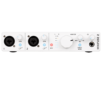 واجهة صوت احترافية بمخرجين ارتوريا أبيض Arturia MiniFuse 2 Flexible dual audio interface