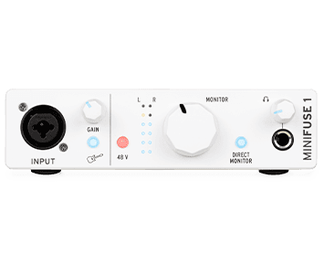 واجهة صوت ارتوريا أبيض Arturia MiniFuse 1 Portable solo audio interface