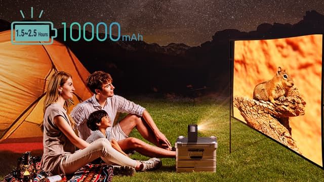 Byintek P15 projector 3D Cinema 1080P Smart Android LED DLP Home Theater Mini Projector with Battery