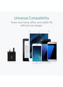 Anker PowerPort 2 Elite Wall Charger, 24W, 2.4A Single USB Port, A2021K11, Black