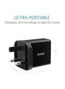 فيش شاحن جداري انكر باور بورت 24 واط Anker PowerPort 2 Elite Wall Charger - SW1hZ2U6MTQ1NjI2Ng==