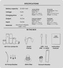 4 in 1 Jump Starter Portable with Air Pump, Vacuum Cleaner, Flashlight And Power Bank