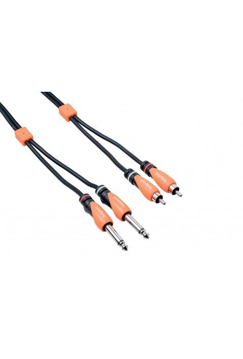 Bespeco SLY2JR180 2JK to 2RCA Cable