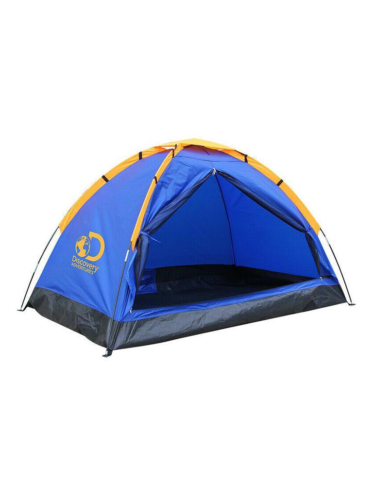 Discovery Adventures 2 Person Camping Tent (UV30+) Blue DFA66190