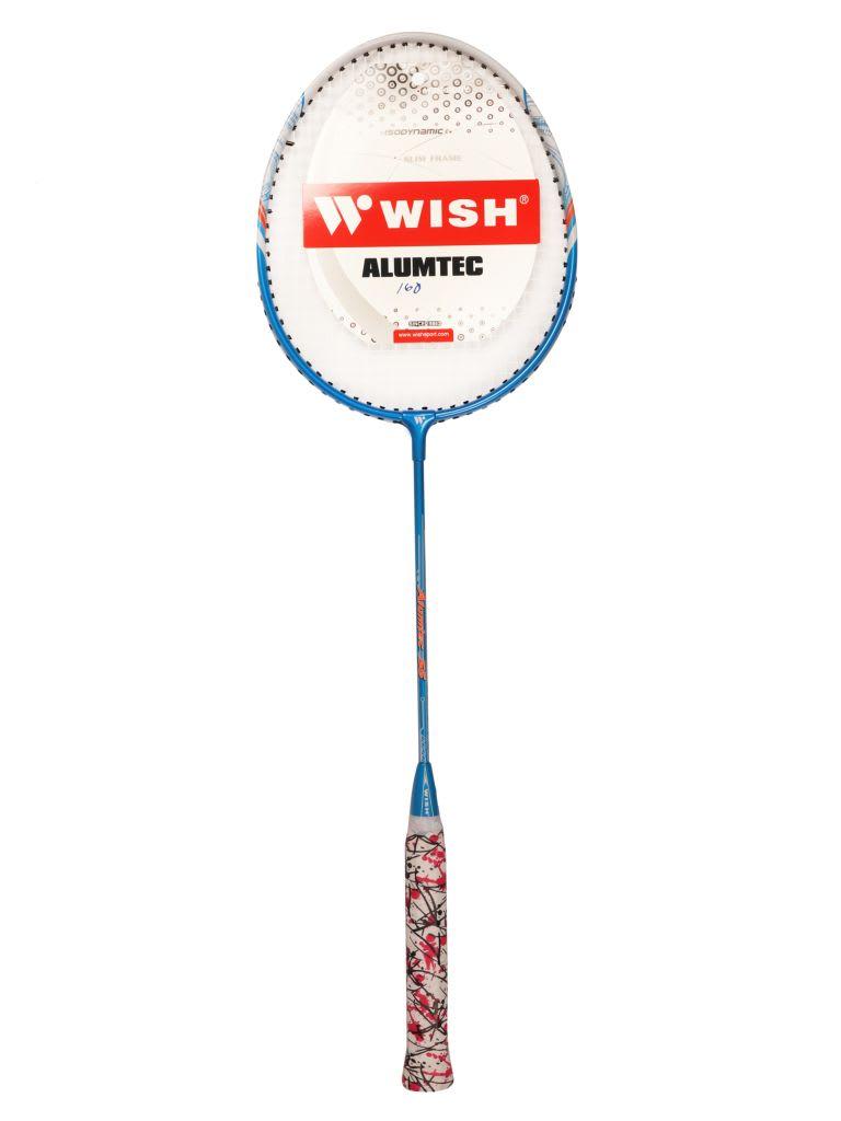 مضرب ريشة أزرق ويش Wish Alumtec Side Tran Badminton Racquets