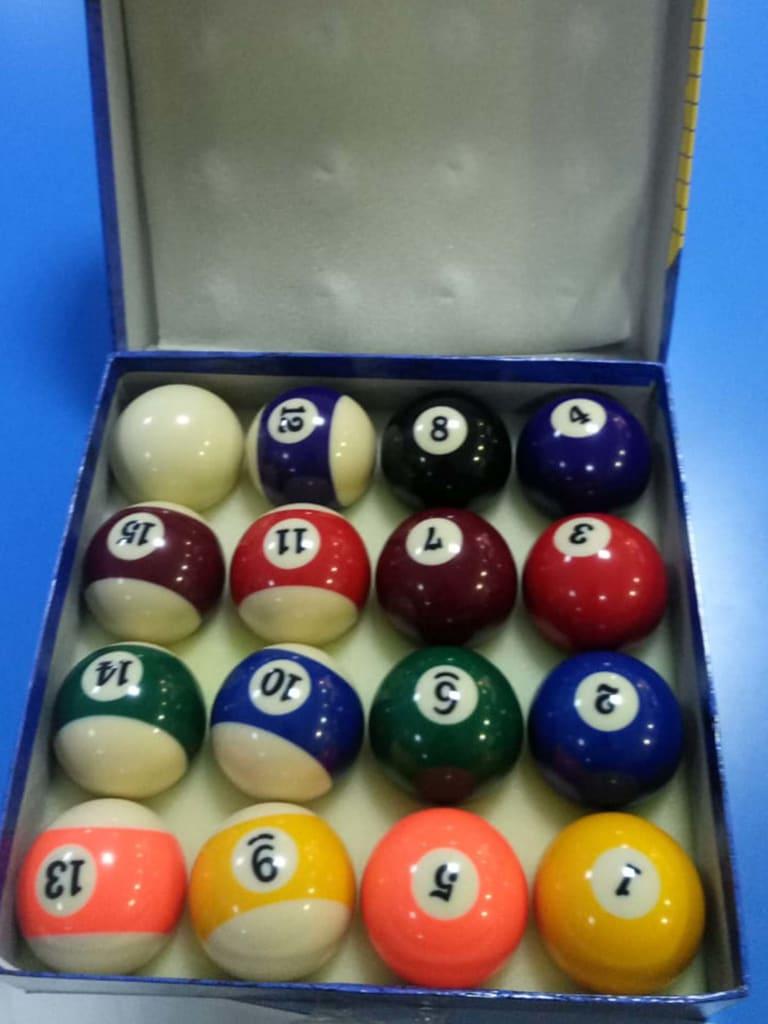 كرات بلياردو عدد 16 بقطر 6 سم من فاس FAS Billiard Balls White Dia.60