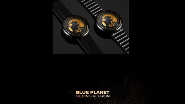 CIGA Design Mechanical Watch Series U Blue Planet - Gilding Version
