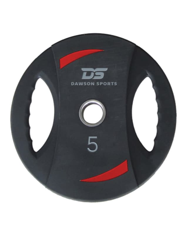 طارات أوزان 5 كيلو جرام مع طلاء ضد الخدوش والضوضاء من داوسون سبورتس Dawson Sports TPU Weight Plates Pair Weight 5 Kg