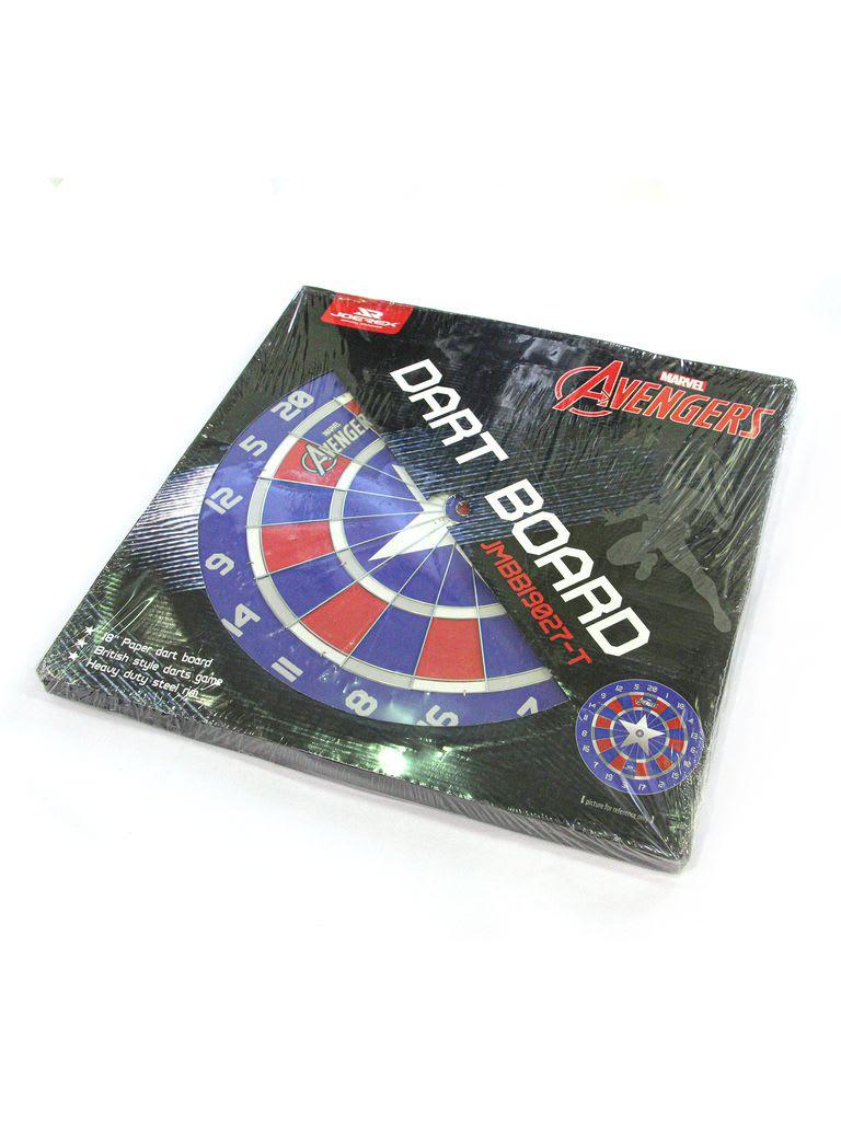 لوحة رمي السهام دارتس بشخصية كابتن اميركان للاطفال من هاروس Joerex Marvel Captain American Dartboard 18 Inch JMBB19027-T Color Blue/Red