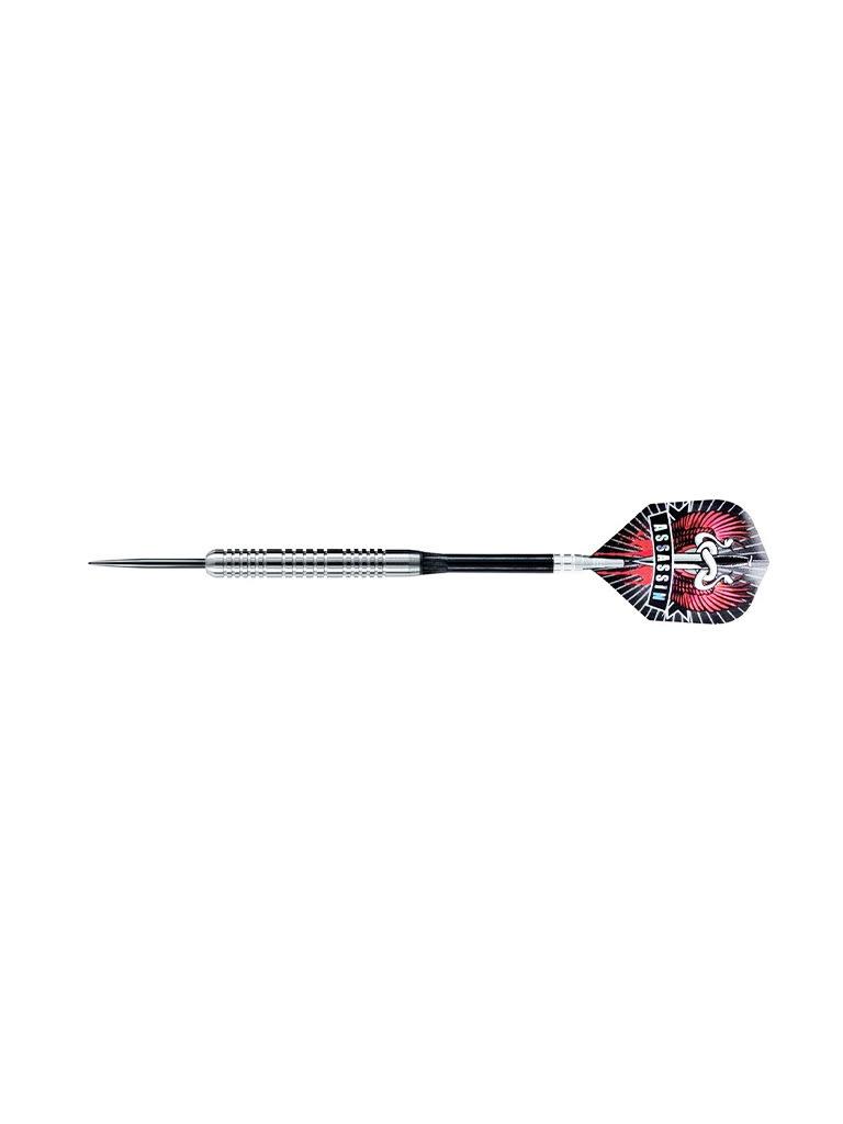 اسهم للعبة دارتس اسود واحمر 22 غرام من هاروس Harrows Dart Assassin 80% Tungsten Regular B616S Weight 22 Grams