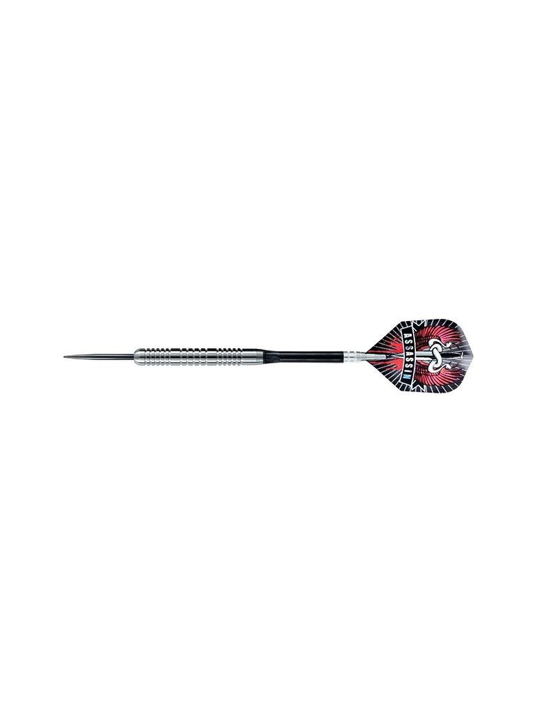 اسهم للعبة دارتس اسود واحمر 23 غرام من هاروس Harrows Dart Assassin 80% Tungsten Regular B616S Weight 23 Grams