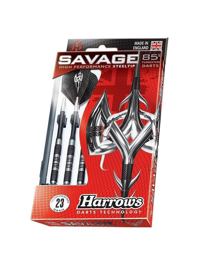 اسهم رماية للعبة دارتس سافج من هاروس Harrows Savage 80% Heavy Darts B614 Harrows Weight 23 Grams - SW1hZ2U6MTUxMzMyMg==