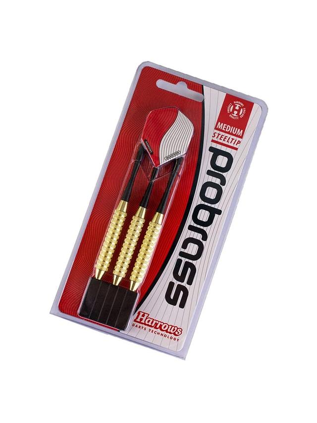 اسهم للعبة دارتس ستيل تيب 18 غرام من هاروس Harrows Dart Steeltip Pro Brass Medium - SW1hZ2U6MTUxNzc2OA==