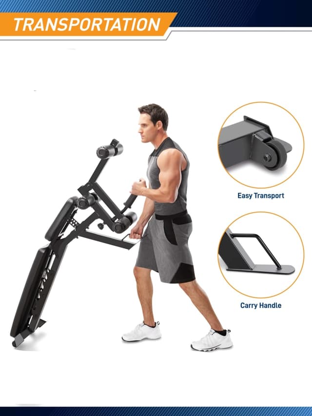 كرسي بنش متعدد الاستخدامات قابل للتعديل مارسي Marcy Deluxe Utility Weight Bench