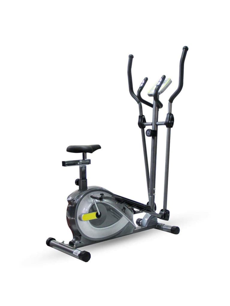 جهاز elliptical رمادي 2 في 1 رمادي مع شاشة LCD تا سبورت TA Sport 2 In 1 Elliptical Trainer EFIT 381EA W/Seat Dark G