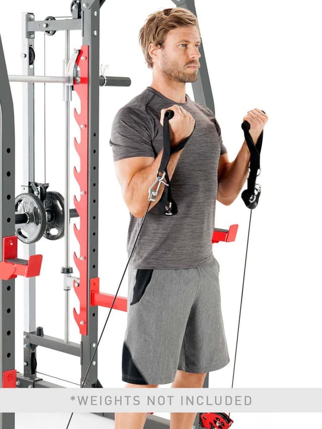 Marcy Pro Smith Machine Home Gym Training System Cage | SM 4903